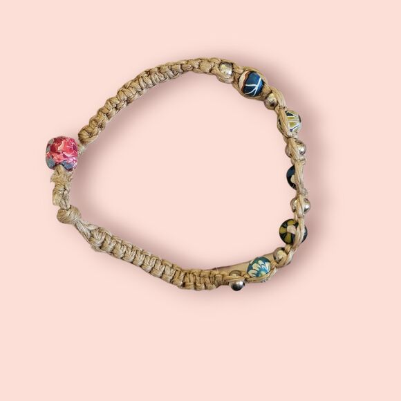 Vintage Macrame Bracelet - Picture 3 of 3